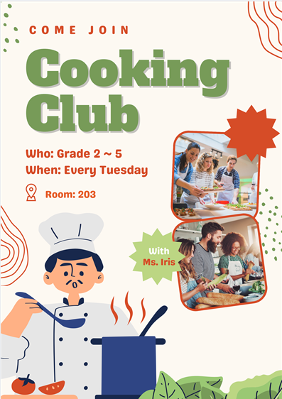 23-24 1st Semester Cooking Club